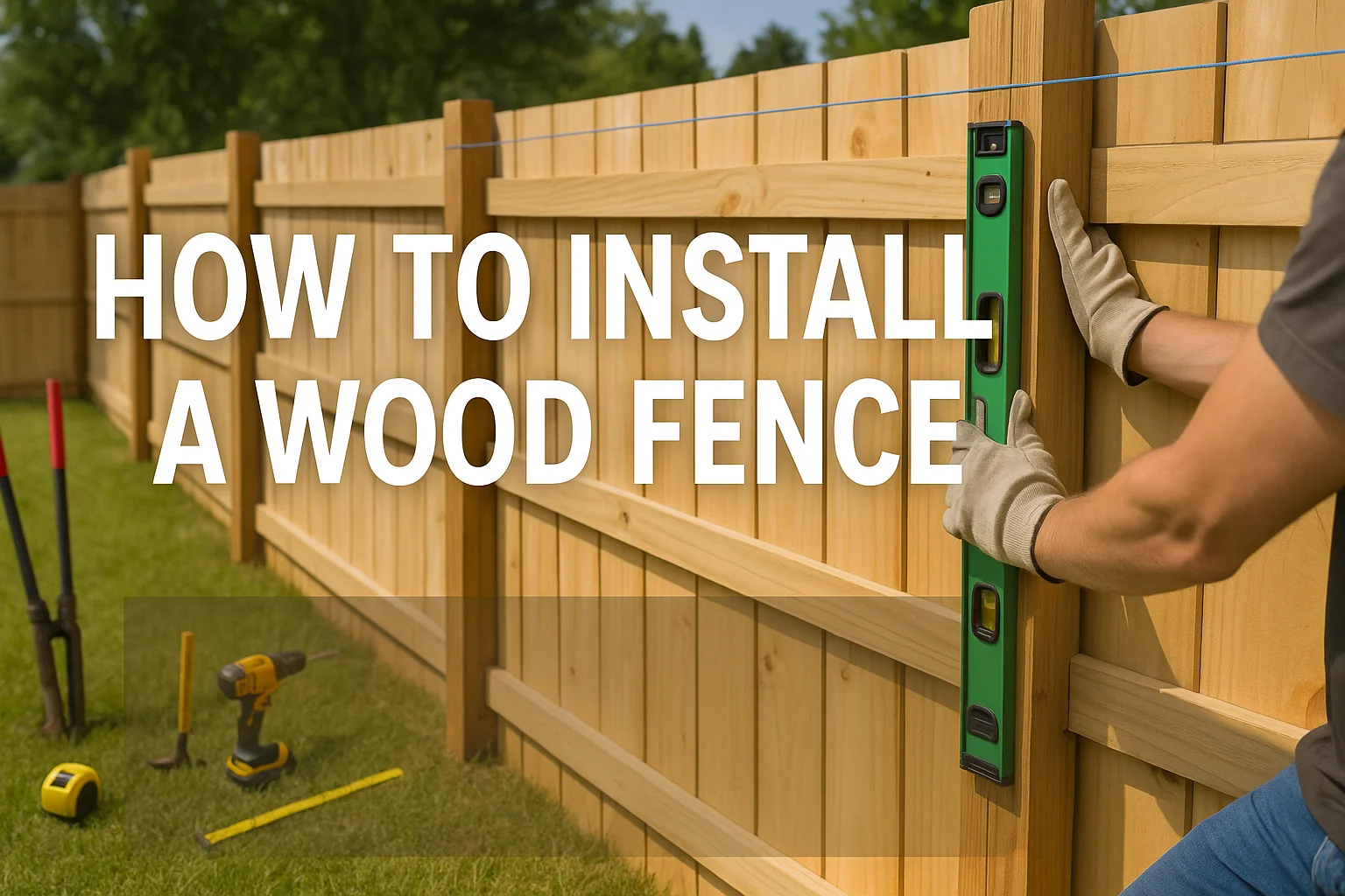 How to Install a Wood Fence
