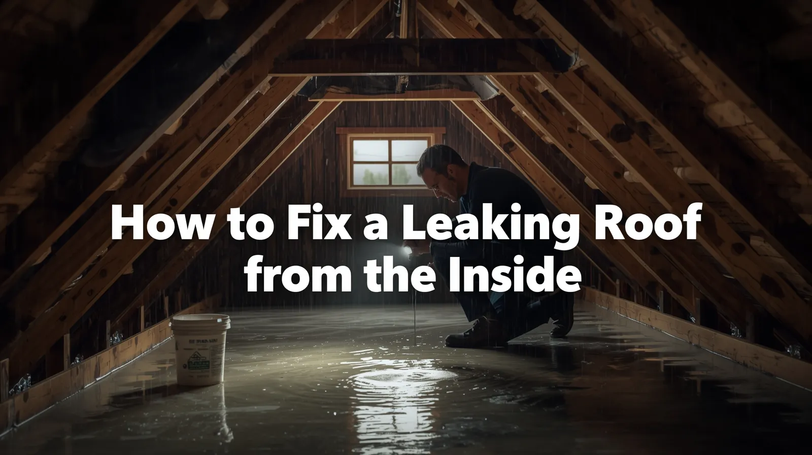 how to fix a leaking roof from the inside