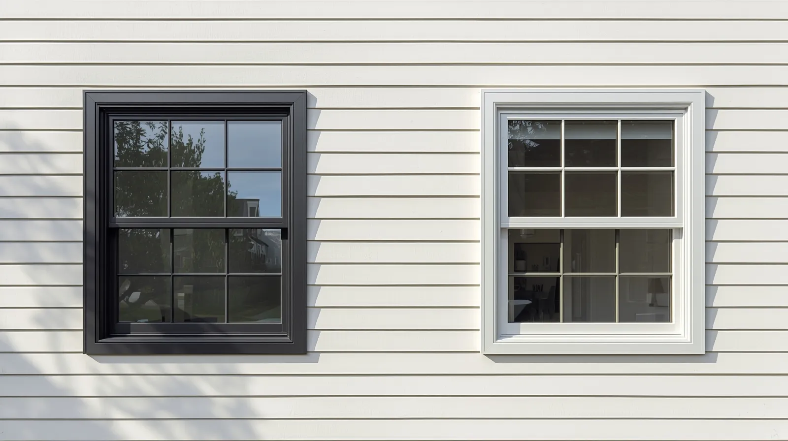 black windows vs white windows
